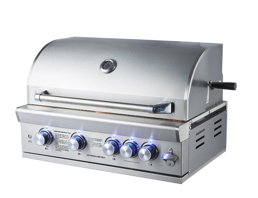 검은 법랑 CSA 정원 가스 그릴 OEM은 Bbq 가스 그릴에서 설립되었습니다