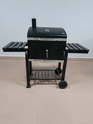 모터와 야외 24Inch 움직일 수 있는 폴드형 숯 바베큐 그릴