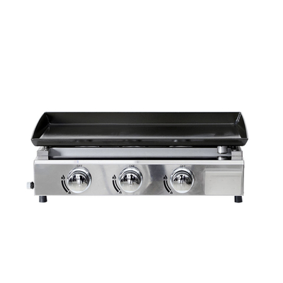 CSA 레스토랑 테프퍼니아키 BBQ 그릴 블랙스톤 전철 테이블 표면 가스 그릴